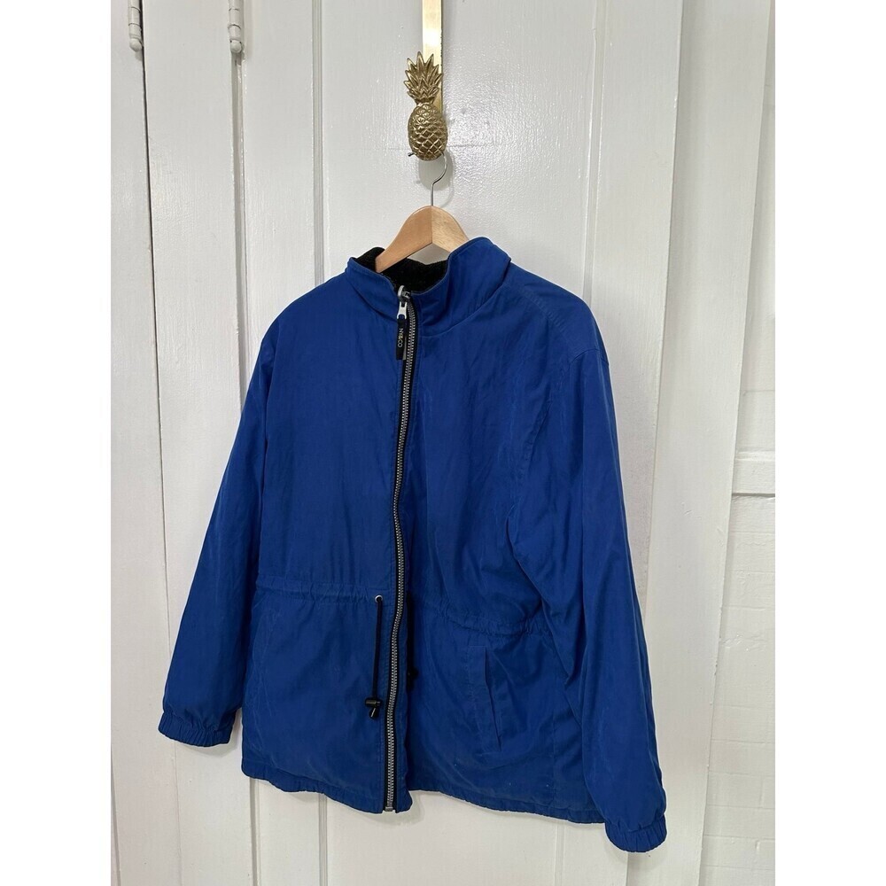 Adult size X-large blue and black coat